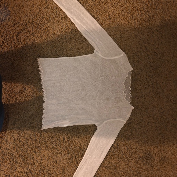 Long sleeve sheer shirt - Picture 3 of 3